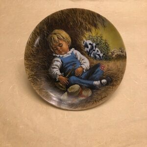 Little Boy Blue by John McClelland decorative plate
